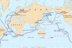 Ivan fedorovich kruzenshtern - stručná biografie, první svět tání a mapu s expediční cestou